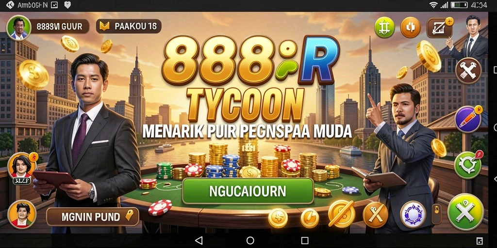 Tampilan gameplay 888R yang seru dan mendebarkan.