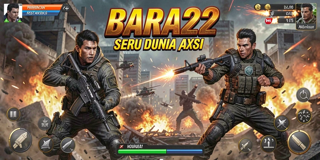 Gambaran intens gameplay BARA22 dengan aksi cepat dan menegangkan.