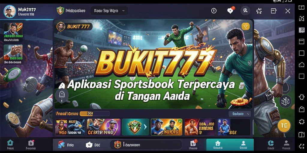 Tampilan gameplay BUKIT777 dengan berbagai jenis taruhan olahraga.