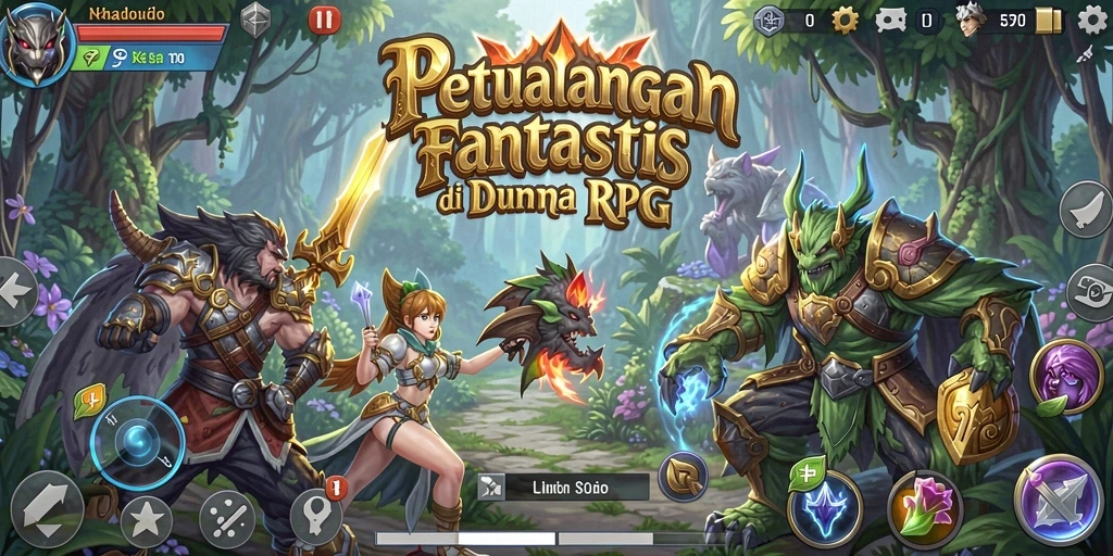 Gameplay seru dan menantang dalam EOS77 yang membawa petualangan RPG ke level baru.
