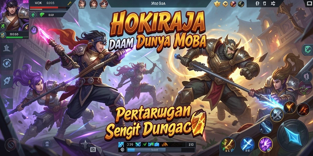 Tangkapan layar gameplay HOKIRAJA yang mendebarkan.