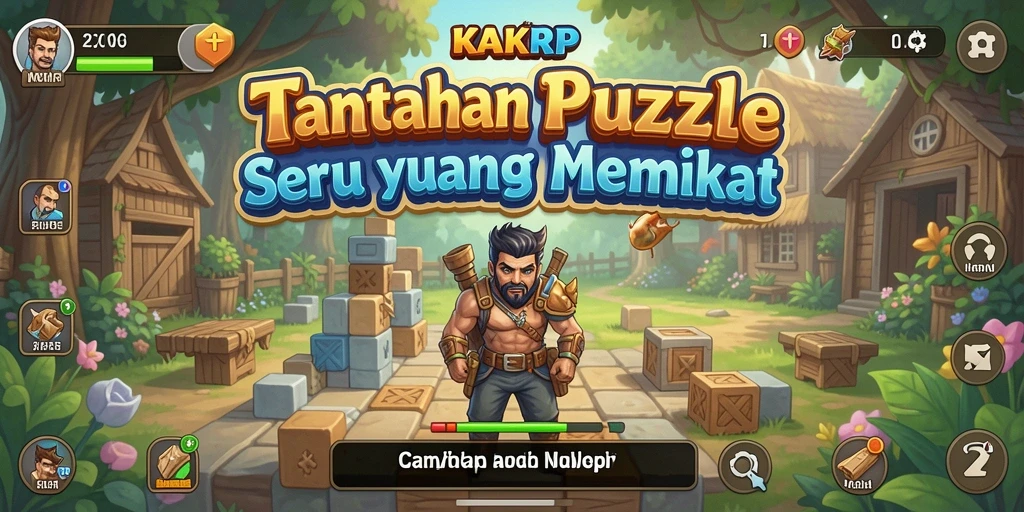 Tampilan gameplay KAKRP yang mengasyikkan dan menantang.