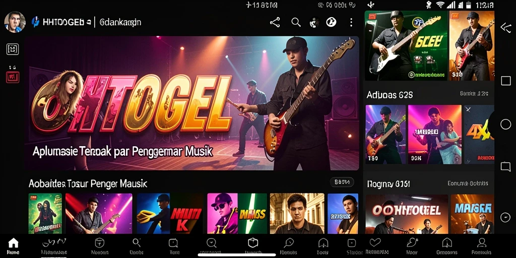 Tampilan permainan musik yang menarik dan interaktif di OHTOGEL.
