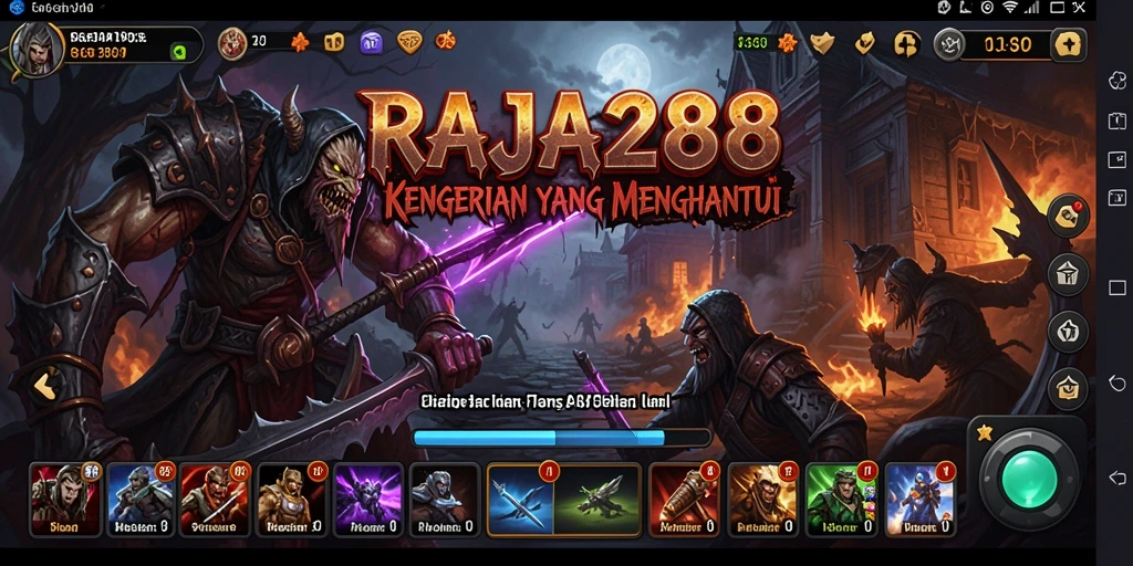 Gameplay seram dengan suasana yang menakutkan di RAJA288.