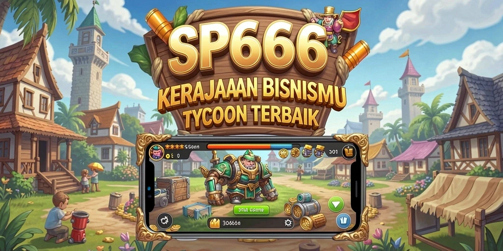 Tangkapan layar gameplay SP666 yang menunjukkan manajemen bisnis dinamis.