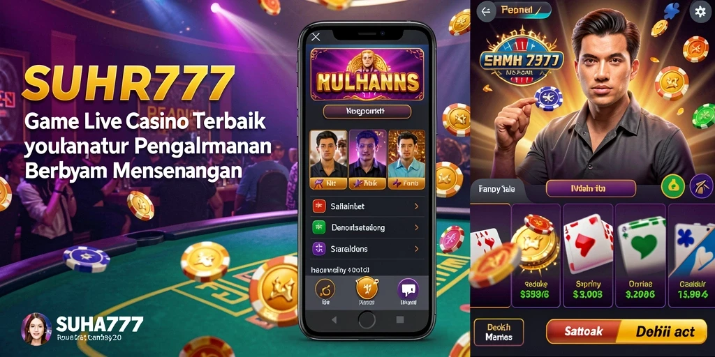 Tampilan gameplay menarik dari SUHU777 dalam sesi Live Casino.