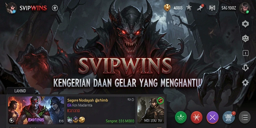 Screenshot gameplay menakutkan dengan suasana Horror mencekam.